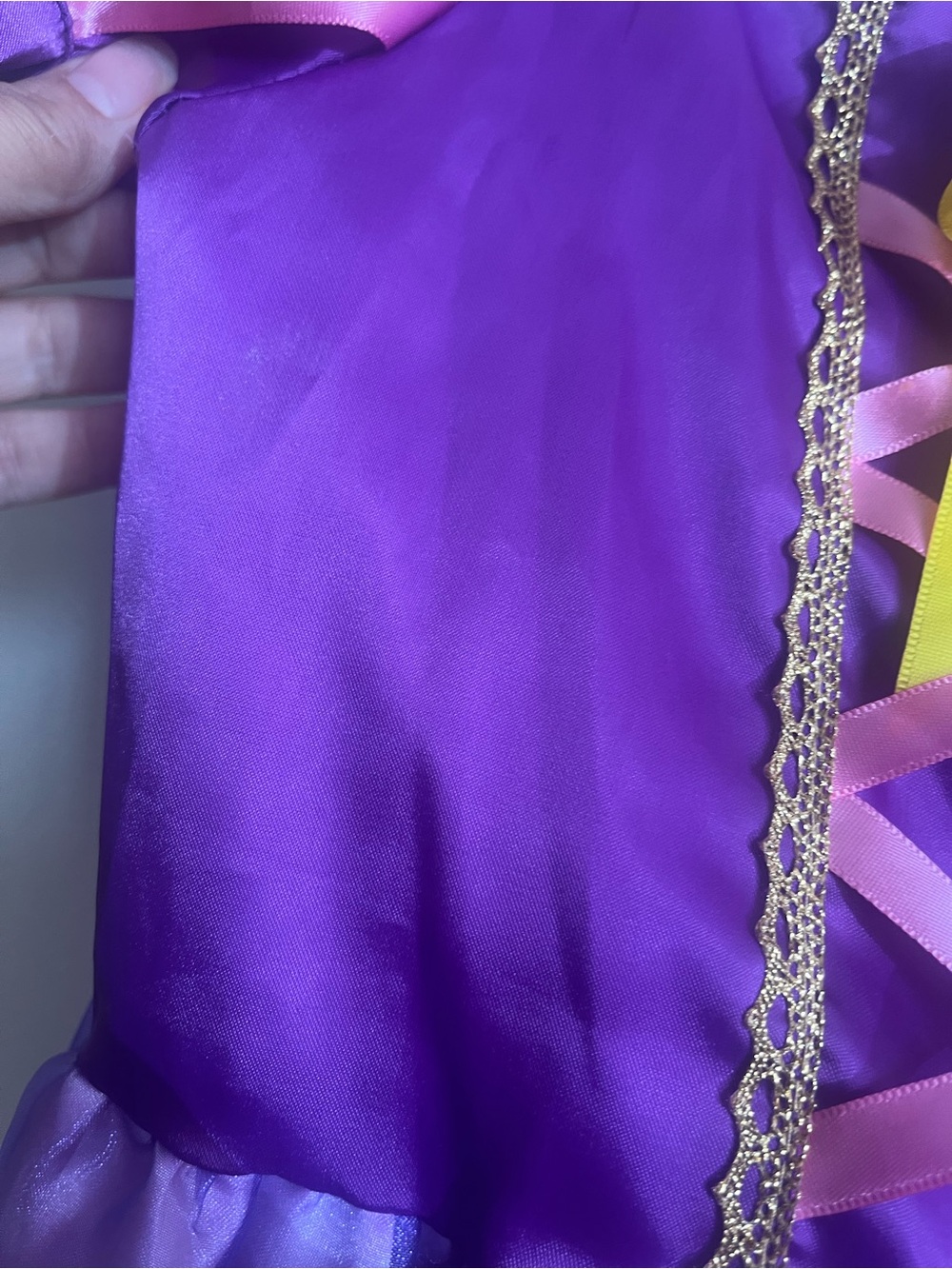 Princess  Rapunzel Kids Costume Dress size 110  (5T) - Picture 7 of 8